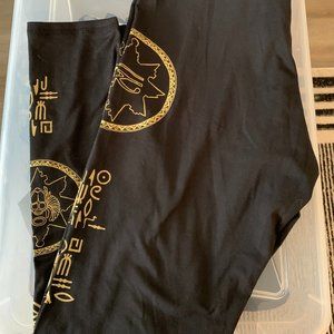 NWOT THE MUMMY HORROR BRENDAN FRASER LEGGINGS HOTTOPIC SIZE X-LARGE